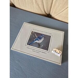 Vtg Audubon Society Pocket Guide Birds of North America Eastern Region + NJ Pin